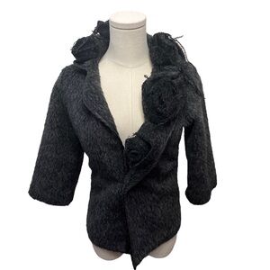 Rose collared 3/4 length sleeve blazer jacket- size Small